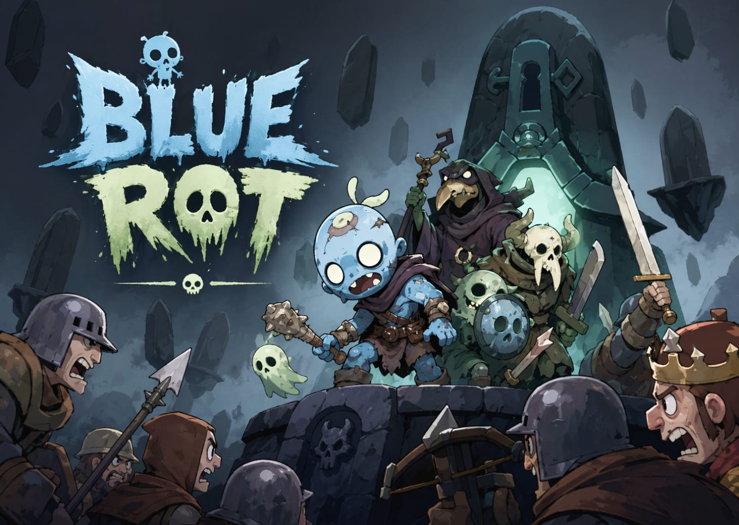 Blue Rot mobile game concept project preview